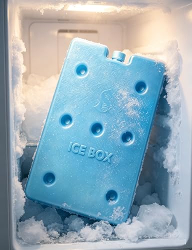 Image of Ice Packs for Lunch Boxes Cooler Tote Bags Reusable Refreezable Cold Slim Large Cheap Hard Protable Icepacks for Bento Shipping Beach Camp Car