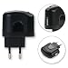 subtel® Cargador 1m, 1A / 1000mA Compatible con Tomtom GO 520 (2006),...