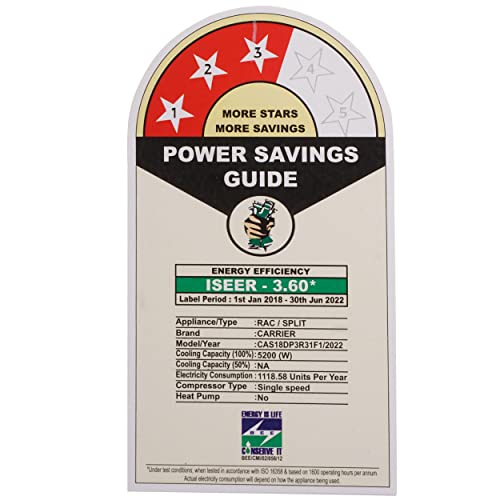 Image of Carrier Durawhite Pro+ CX 1.5 Ton 3 Star Split AC (Copper Condenser, CAS18ES3R30F1, White)