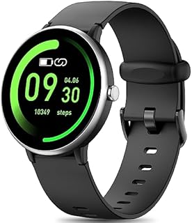 DIGEEHOT Kinder Smartwatch, Fitness Armband Tracker Kinder, IP68 Wasserdichter Aktivitätstracker, Sportmodi, Schrittzähler, Herzfrequenzmesser, Geschenke für Kinder und Jugendliche (Schwarz)