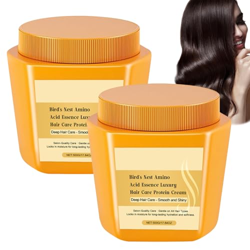 Crème protéinée nourrissante et masque capillaire réparateur à l'essence