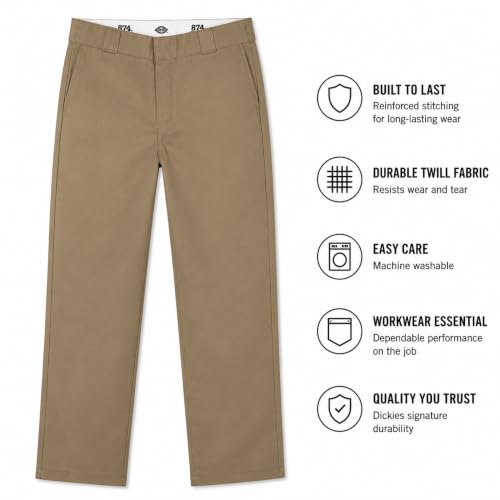 Women's Flex Original Fit Work Pants, Desert Sand, 10 RG - image 6