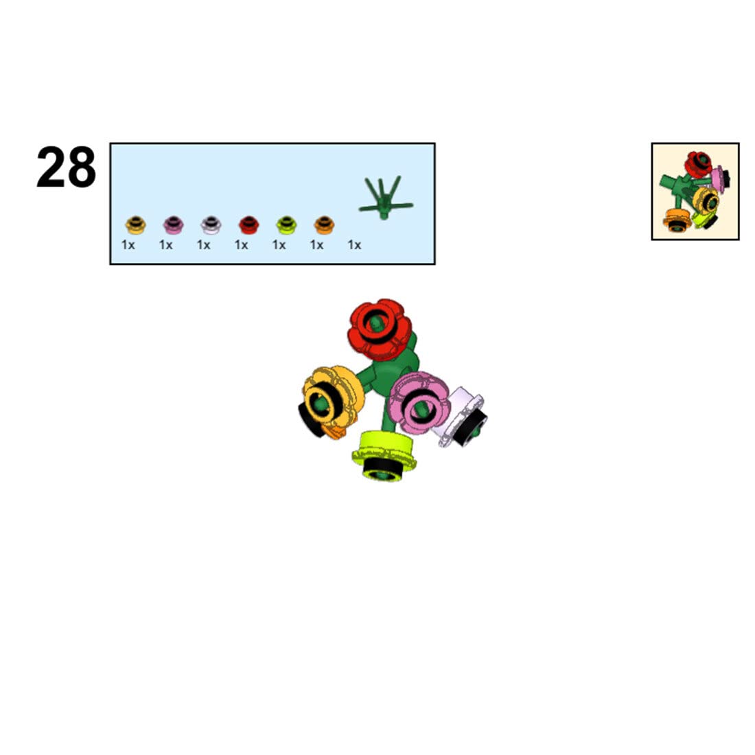 Vaso per bouquet 10280, 473 pezzi, blocchi di blocco per fiori, vaso botanico MOC Stem Toy Display Kit per bouquet di fiori, decorazione per la casa per adulti