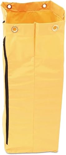 Miniatura 3 de Rubbermaid Commercial Products - Bolsa de limpieza de alta capacidad, 34 galones, color rojo, compatible con carritos de limpieza Rubbermaid para