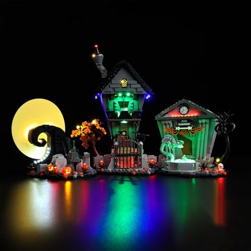 Kyglaring Juego de luces LED compatible con Lego Ideas Tim Burton...