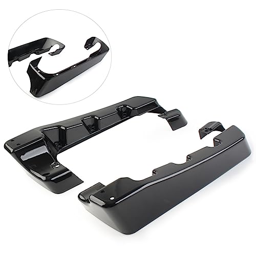 Extensiones de Alforjas Duraderas de 4 pulgadas para Harley Touring 2014-2022, Negro Vivo miniatura 3