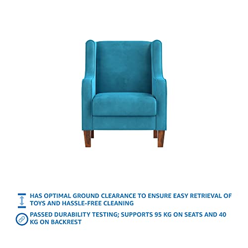 Image of Amazon Brand - Stone & Beam Waynes Fabric Accent /Lounge Chair (Blue)
