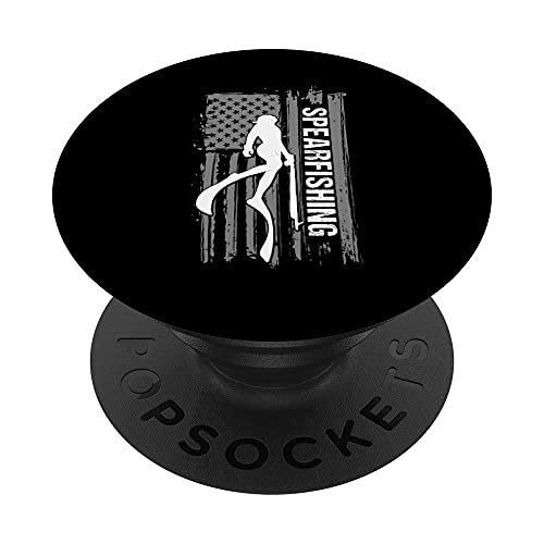 Spearfishing Scuba Diving Diver Fishing Free Dive PopSockets Cover