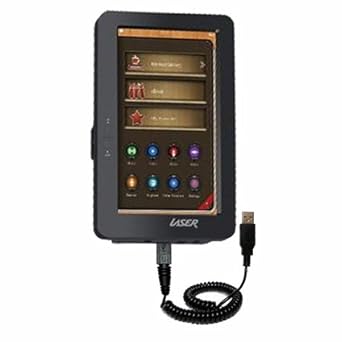 Special Spiral USB Cable for Data Sync and Charge Compatible with Laser eBook Media 7 EB720 Made with TipExchange