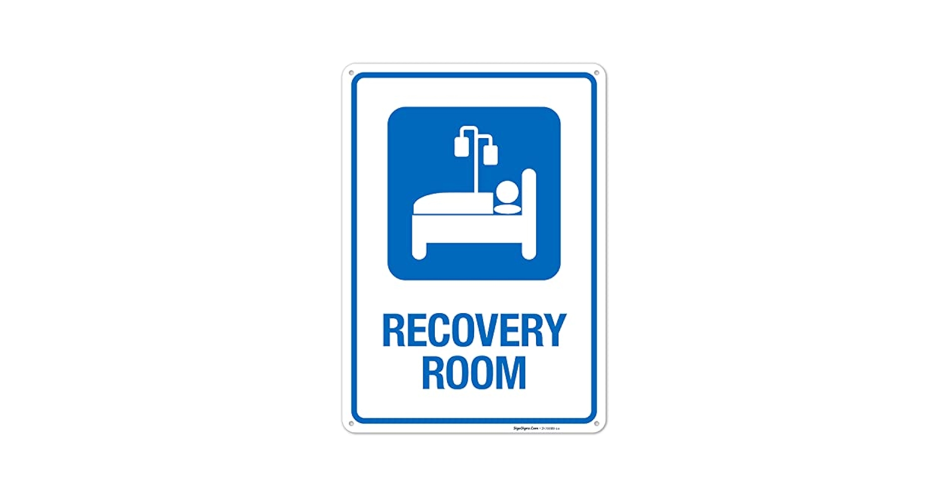 Amazon.com: Recovery Room Hospital Sign, 10x7 Inches, Rust