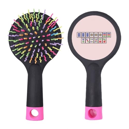 Brosse démêlante Mahjong pour éliminer les nœuds sans douleur sur cheveux fins et épais