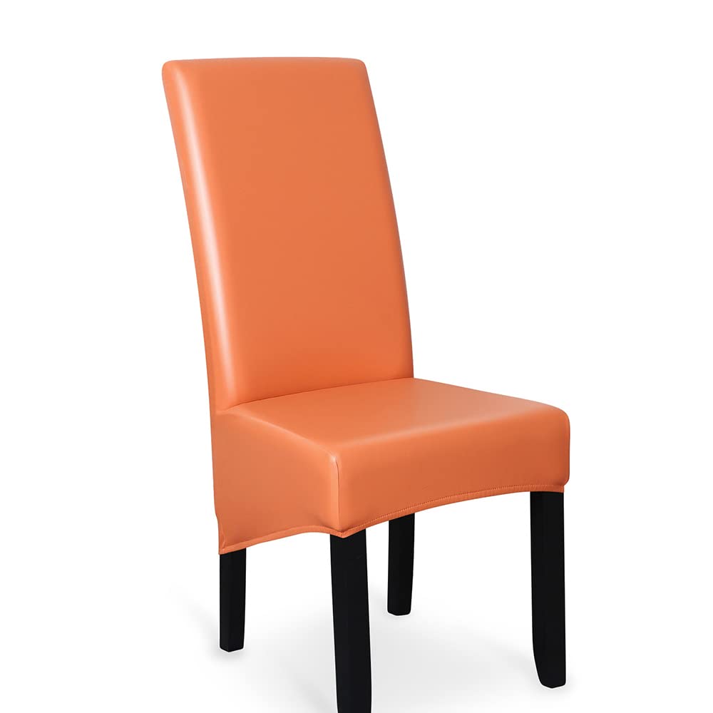 lygooh Waterproof PU Leather XL Chair Covers for Dining Chair High Back — image 1