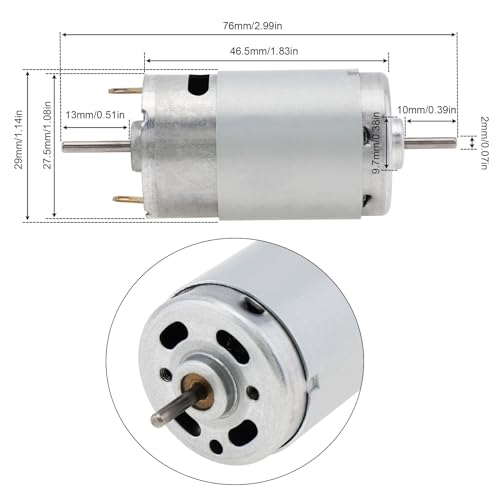 Motor de CC de 390 12 V con gran par motor para herramientas de precisión 3