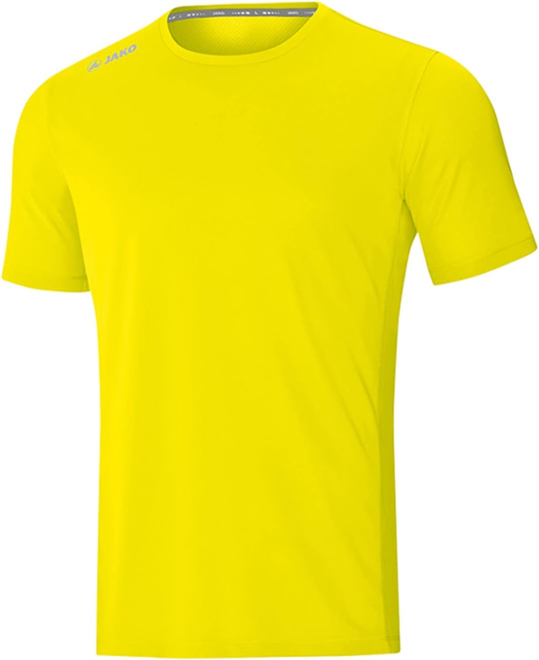 JAKO T-Shirt Promo Mixte Enfant - Jersey Coton Bio, Col Rond, Logo Poitrine - Bordeaux/Orange Fluo Taille 152