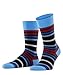 Produktbild FALKE Herren Socken Tinted Stripe, Wolle Baumwolle, 1 Paar, Blau (Dark Sapphire 6278), 43-46