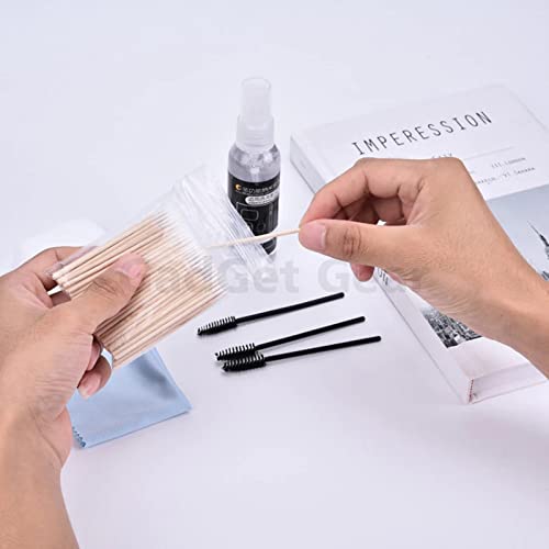 Image of GadgetGear 3 in 1 Cleaning Combo Kit Hygienic Buds and Case with Reusable Micro Bristle Brush for Airpods, Cameras, Laptops, Mobiles, LCD, LED, Computers, TV