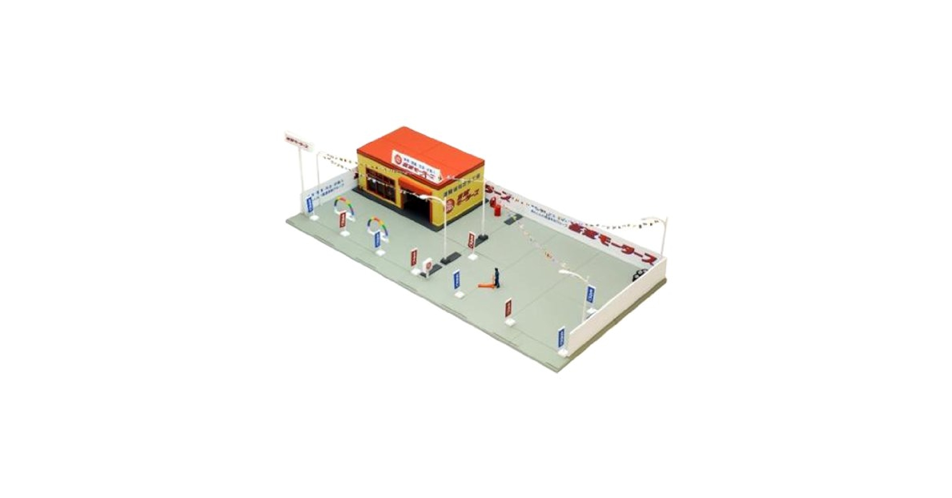 トミーテック　トミカラマ ヴィンテージ　04a 中古車店 (高速モータース) トミカラマヴィンテージ 04a 中古車店 (ミニカー) - ホビー