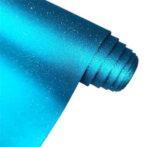 Tissu pailleté similicuir PU multicolore 1073-18 pour coupon de couture DIY