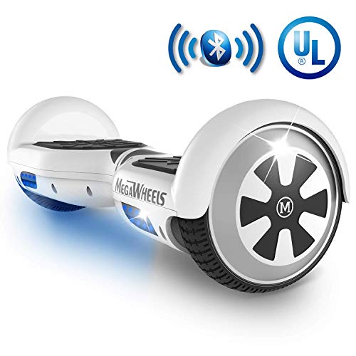 MEGAWHEELS Hoverboard - UL Certified Self Balancing Hover Board with Bluetooth Speaker & LED Light