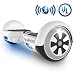 Megawheels Hoverboard UL 2272 Certified Self-Balancing Smart Scooter (White)
