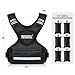 Feyachi Weighted Vest 12lbs - X Type Weight Vest with Reflective Stripe for Men and Women Ideal for Running Workout and Training