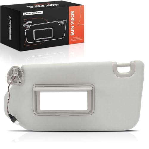 A-Premium Driver Left Side Sun Visor Compatible with Nissan Pathfinder 2013-2018 & Infiniti JX...