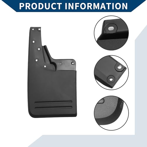 Image of Mud Flaps Splash Guards W /Mount Accessories for Volkswagen AMAROK 2023 2024 Front and Rear Mud Guards 1 Set