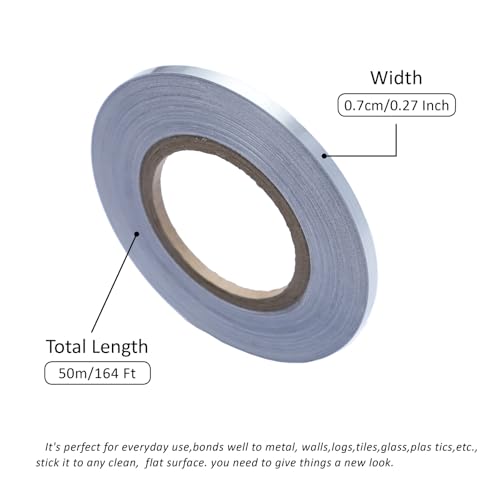 Image of Decor Tape Peel and Stick Sticker with Shiny -Like Finish Detailing Accent , Wardrobe , Pinstripes Tape for Autos, Bikes, Boats Automtive - Decals, Stickers, Striping, Pinstripes(0.27 Inch X 164 Ft)