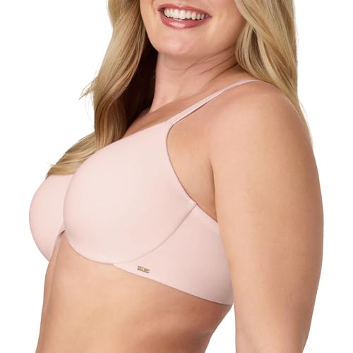 Image of Bali Womens T-Shirt Bra, Cotton Collection Underwire Bra for Women, Full Coverage, Moisture-Wicking