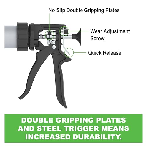 Albion Engineering Company B18S20 B-Line Manual Drive Sausage Caulking Gun, 20 oz, 18:1 Drive by Albion - Image 4