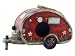 Birdhouse Camper Trailer, RV Collectible Garden Decor, 8-inch