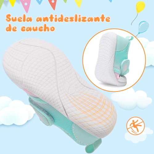 Image of FEETCITY Baby First Walking Shoes Boys Girls Infant Crib Shoes Breathable