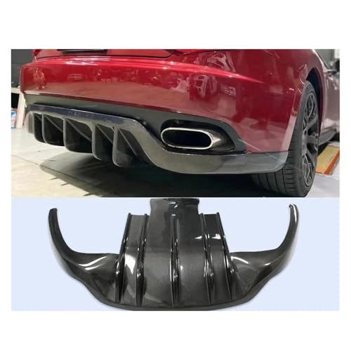 Difusor de parachoques trasero en fibra de carbono auténtica para Maserati GT Coupé de 2 puertas 3