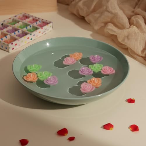 Image of Oye Happy - Floating Candle Set (12 pcs, Mixed Designs) | Decorative Home & Festive Decor Accent