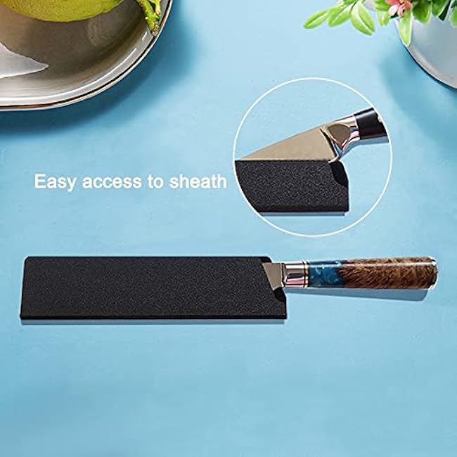 Knife Edge Guards, 5/6.5/8/9.5 Blade Protector Knife Holder Sleeve for Chef Knife (Knife Not Included)