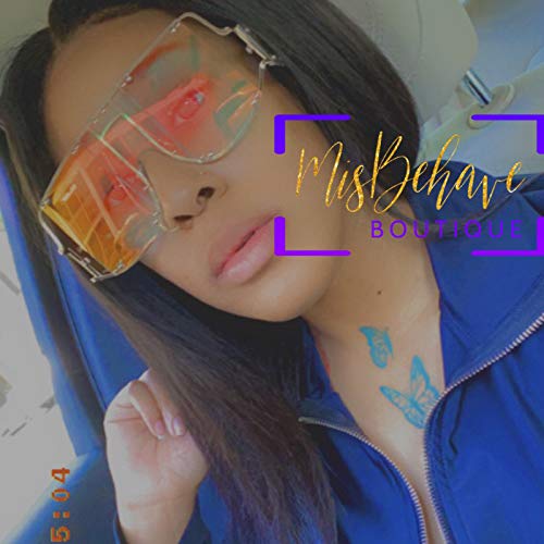 COTIA/Fashion Square Sunglasses Women New Oversized Mirror Men Shades Glasses Luxury Brand Metal Rivet Fashion Female Eyewear3