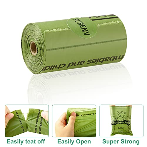 PURENV Biodegradable Dog Poop Bags, Extra Thick and Strong Leak-proof, Earth Friendly 9x13 Inches Dog Waste Bags (270 Bags) - Image 4
