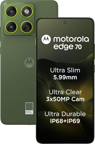 Motorola Edge 70 5G (Bronze Green, 8GB RAM, 256GB Storage) | Snap...