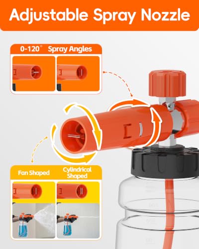 Image of 1L Wide Mouth Foam Cannon for Pressure Washer