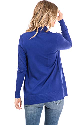 Image of Urban Look Womens Basic Long Sleeve Open Front Comfy Sweater Cardigan