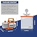 BACOENG 2 Gallon Vacuum Chamber with 3.5 CFM Vacuum Pump, Acrylic Degassing Chamber Kit for Resin, Silicone and Epoxies