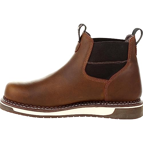 Image of Georgia Boot AMP LT Wedge Steel Toe Waterproof Chelsea Work Boot