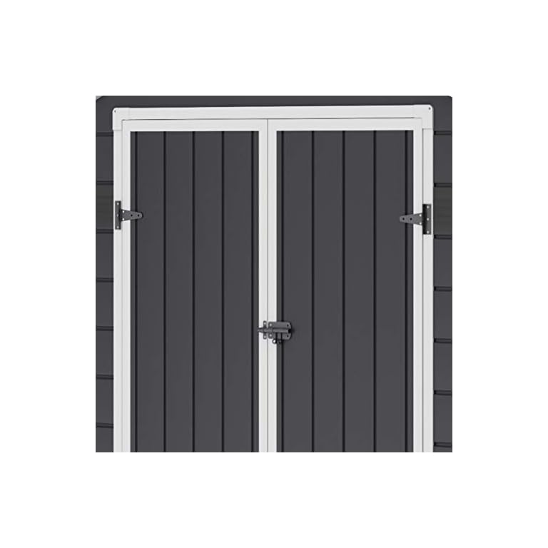 BillyOh 6x12 Ashford Outdoor Plastic Garden Storage Shed Grey Inc