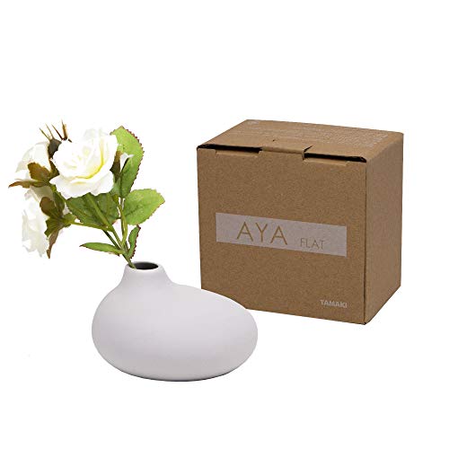 TAMAKI フラワーベース グレー 9.5×6.3cm AYA T-910627