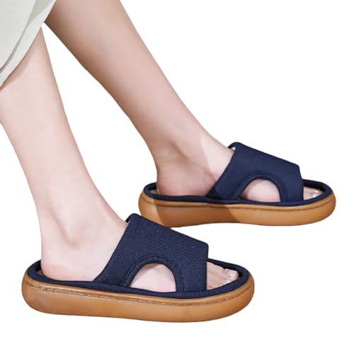 ITODA Extra Wide Diabetic Foot Slippers Swollen Men's Sandals Edema Open Toe Diabetic Shoes for Swollen Feet Arthritis Elderly Swelling Neuropathy Lymphedema Surgery Recovery Footwear3