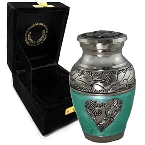 Image of Angel Green Cremation Urns for Human Ashes Adult Male Urns for Ashes