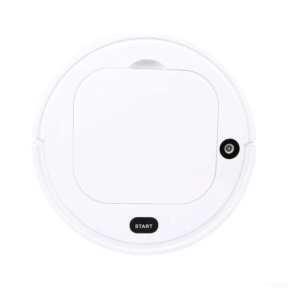 Robot para aspirador para inteligente con Mapeo y Succión para Pelo de Mascotas - Fregasuelos con Base Autovaciado 28cm(Black)
