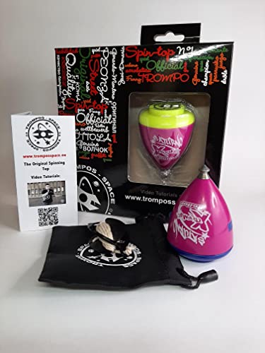 TROMPOS SPACE- Saturno XT Roller Gerardo Montero y Javi De María Peonza, Color Morado, Mediano (SXRMCU)