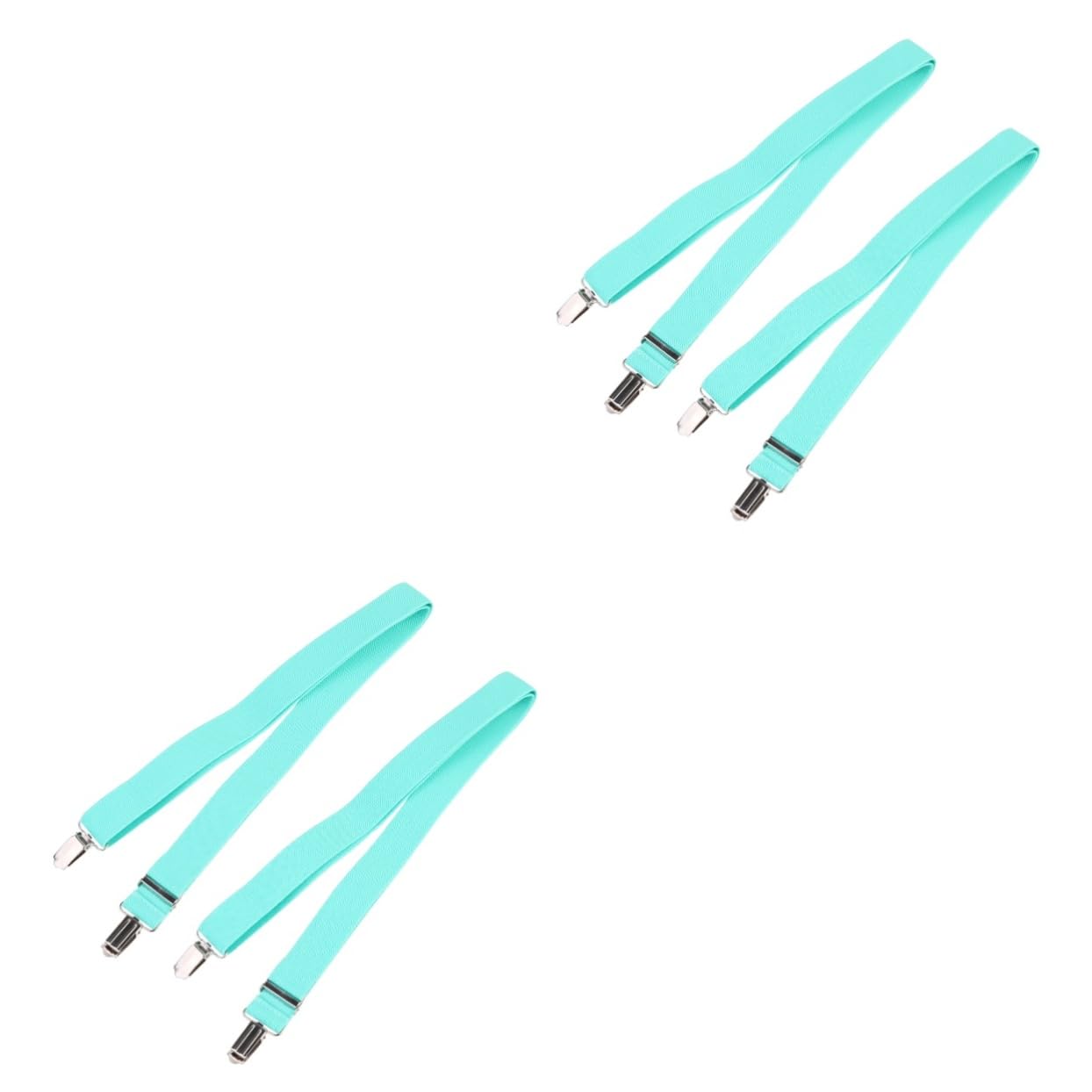 GALPADA 2sets Adjustable Elastic Glove Clip Mittens Holder Hat Hanger Peppermint Pattern for Easy Gloves Storage for Winter 2pcs*2