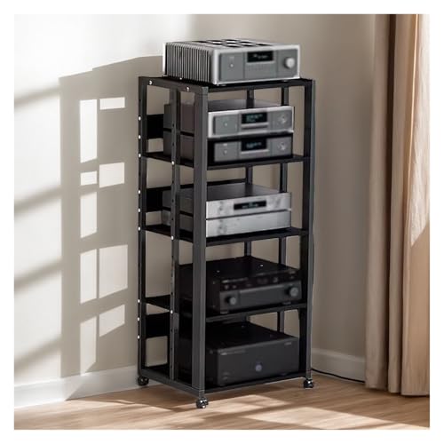 Meuble d'angle HiFi et multimédia pour salon et platine vinyle